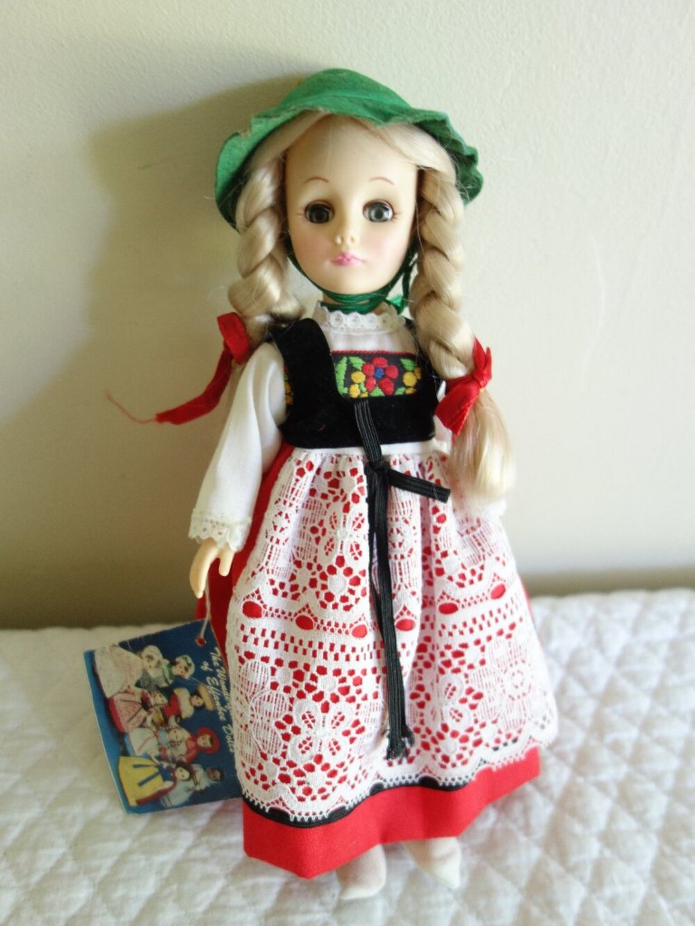 NWT Vtg EFFANBEE DOLL (Made in U.S.A.) Switzerland Collectible Doll